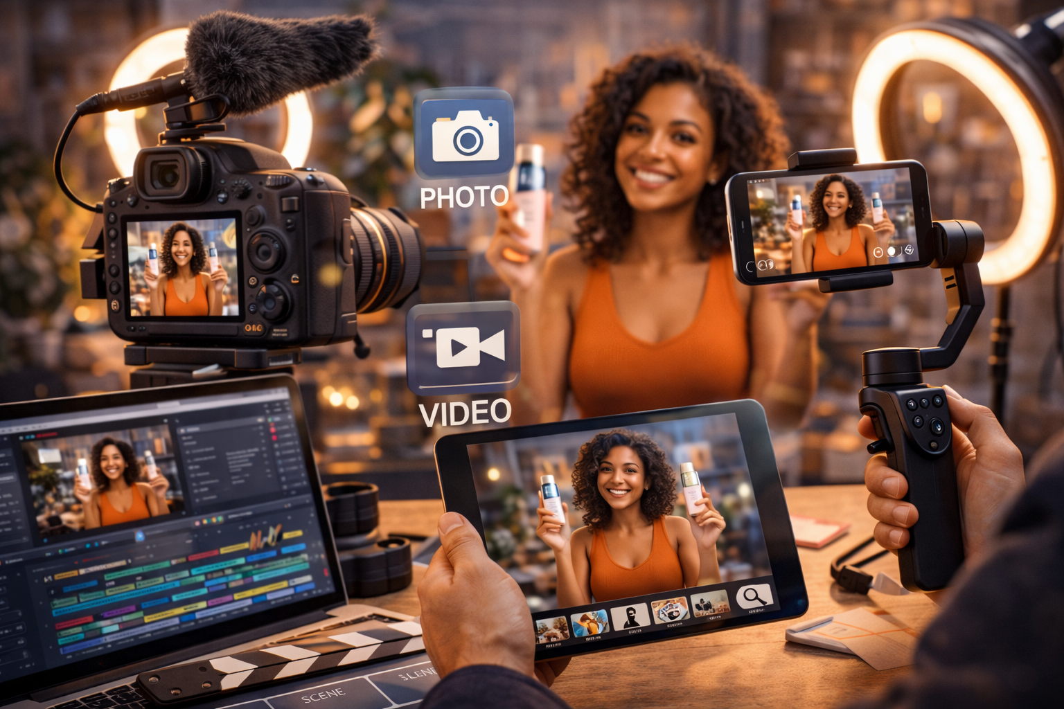 Production de contenu photo & vidéo — CS Agency