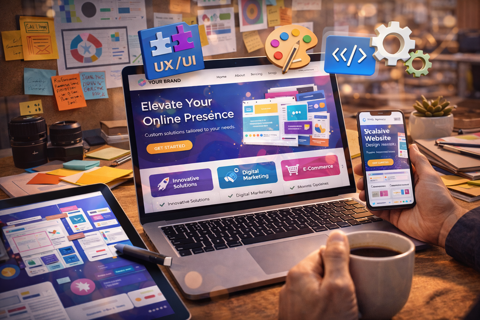 Création de site internet sur mesure — CS Agency